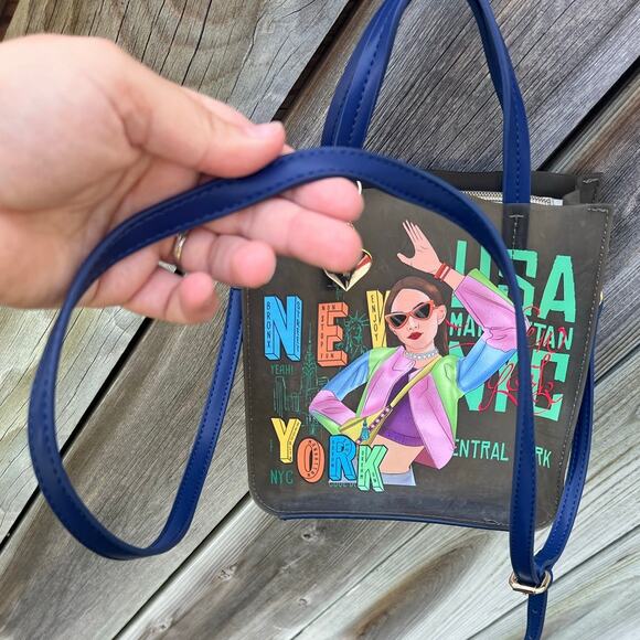 Nikky by Nicole Lee New York Crossbody Bag w/ Charm & Removable Pouch | HTF GUC - Picture 9 of 10